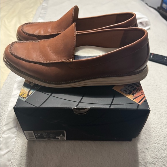 Men's Brown Leather Loafers - Picture 5 of 6